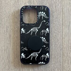 Casetify Dinosaur Fossil Pattern iPhone 14 PRO Phone Case